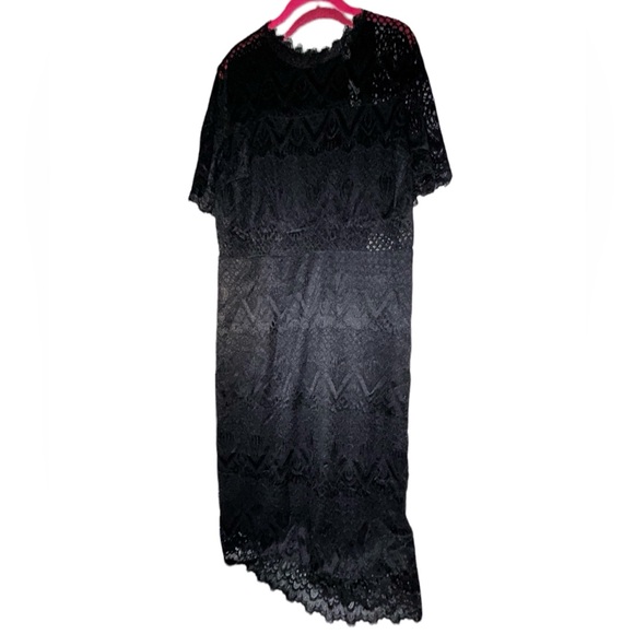 love x design Dresses & Skirts - Love X Design Black Lace Midi Dress NWT